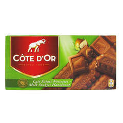 Chocolat au lait Cote d'Or Noisettes 2x200g