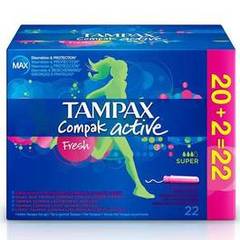 Tampax compak freshness super x22