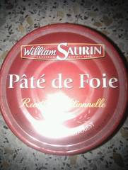 Pâté de foie pur porc WILLIAM SAURIN, 78g