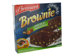 Brossard brownie chocolat noisettes 285g