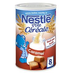 Nestle Cerelac: cereales infantile saveur caramel des 8 mois 1 x 400g