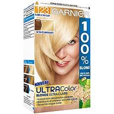 Coloration permanente 100% COLOR Ultracolor, blond ultra clair n°123