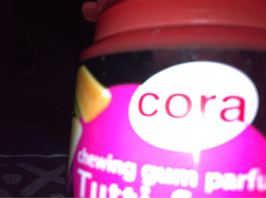 Cora chewing-gum sans sucres Tutti Frutti 100g