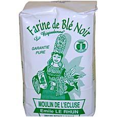 Moulin de l'ecluse Emile Le Rhun, Farine de ble noir