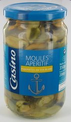 CASINO Moules apéritif - A la marinière 200g