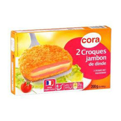 Cora Croque jambon 2x100g