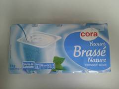 Cora yaourt brasse nature 8 x 125g