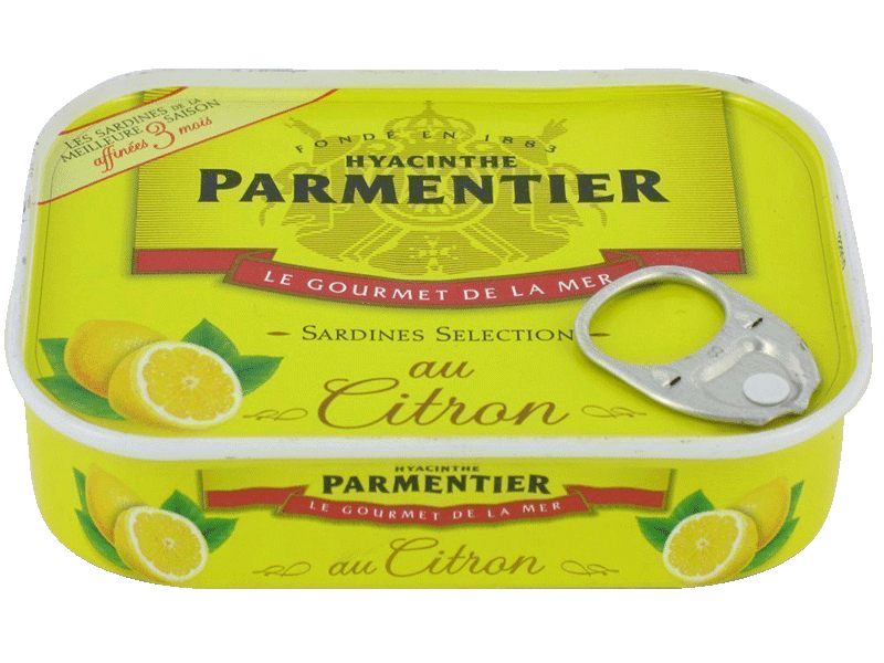 Sardines au citron HYACINTHE PARMENTIER, 135g