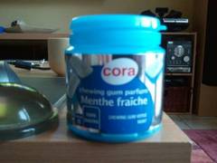 Cora chewing-gum sans sucres Menthe Fraiche 100g