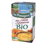 La potagere soupe duo de Potiron & Potimarron BIO 1L