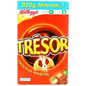Céréales Trésor chocolat noisette KELLOGG'S paquet 920g