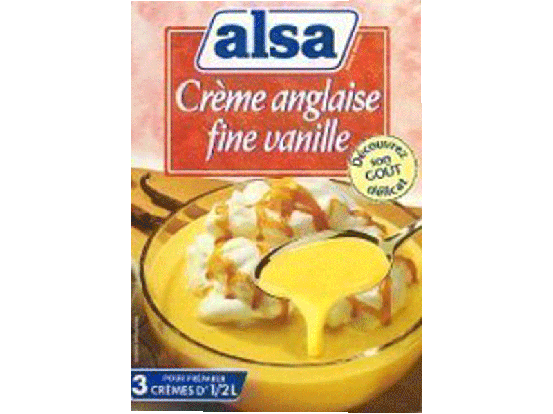 Alsa crème anglaise fine vanille x3 -300g