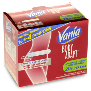 Vania Tampons avec applicateur compact super x20