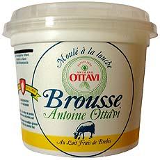 Brousse au lait pasteurise ANTOINE OTTAVI, 13.5%MG, 500g