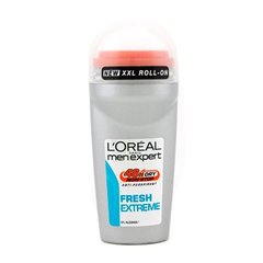 L'Oreal Déodorant Roll-on 4 en 1 Men Expert Fresh Extreme 50 ml - Lot de 2