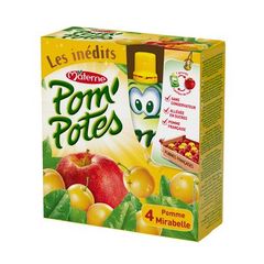 Pom'Potes - Compote en gourdes Pomme mirabelle
