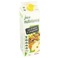 Multivitamine Pur jus aux 9 fruits
