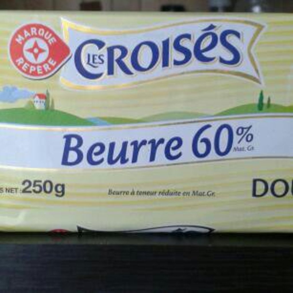 Beurre Les Croises Allege 60%mg 250g
