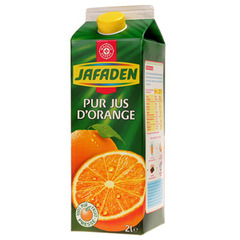 Jus d'orange frais Jafaden Avec pulpe pur 2l