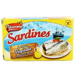 Sardines à l'huile végétale