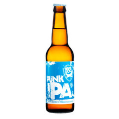 Bière blonde écossaise Punk Ipa BREW DOG, 5.6°, bouteille de 33cl