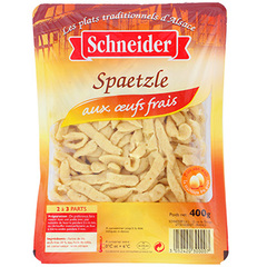 Schneider, Les plats traditionnels d'Alsace, spaetzle aux oeufs