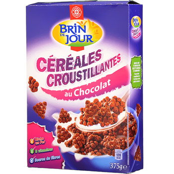 Cereales Brin de Jour Croustil. Chocolat 375g
