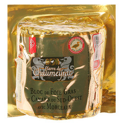 Bloc Foie gras P.de chaumeyrac 30% de morceaux canard 300g
