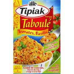 Tipiak, Preparation pour taboule, tomate/basilic, les 2 boites de 175g