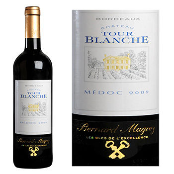 Vin rouge Chateau Tour blanche Bordeaux 2009 75cl