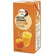 Nectar orange sans sucre ajouté BIEN VU, brique de 1 litre