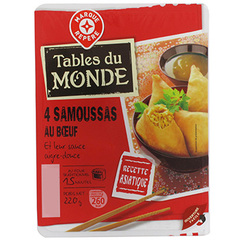 Samoussas Tables du Monde x4 220g