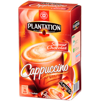 Cappucino Chocolat Plantation x10 125g
