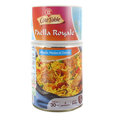 Paella Royale Cote Table Fruit De Mer Volaille 940g