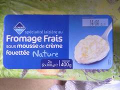 Fromage Frais ss mousse de crème nature 4x100...