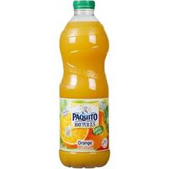 Pur jus d'orange sans pulpe, la bouteille de 1,5l