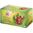 Thé vert fraise rhubarbe U, 25 sachets, 50g