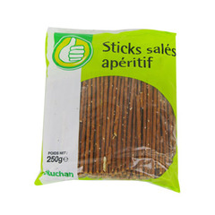 Pouce sticks sales aperitifs 250g