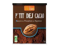 Preparation bio en poudre pour boisson, P'tit Dej Cacao
