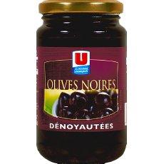 Olives noires denoyautees U,160g