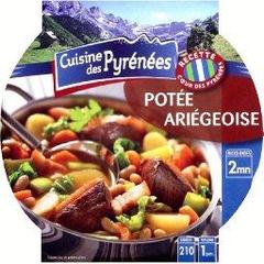 Cuisine des Pyrenees, Potee ariegeoise, la barquette de 350g