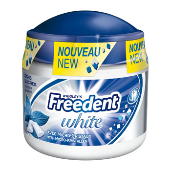 White - Chewing-gum - 70 dragees Saveur: menthe forte. Apres chaque repas, aide a preserver la blacheur naturelle de vos dents.
