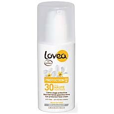 Lovea Crème visage protectrice au monoï SPF 30 le flacon de 50 ml