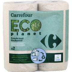 Essuie tout compact ecologique 100% papier recycle