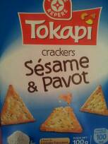 Crackers Tokapi Sesame et pavot 100g