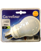 Ampoule éco 54W E27 Carrefour