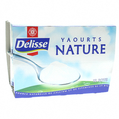 Yaourts Delisse Nature 12x125g