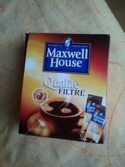 Cafe soluble Qualite Filtre MAXWELL House, 25 dosettes, 50g
