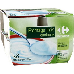 Fromage frais onctueux 40% MG