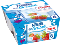 Desserts bébé 6 + mois, fraise Nestlé P'tit Brassé